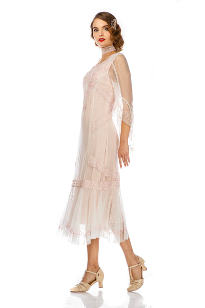 Nataya Vintage Style Wedding Dress 40825 in Ivory