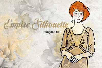 Get that Edwardian look with an Empire Silhouette dress