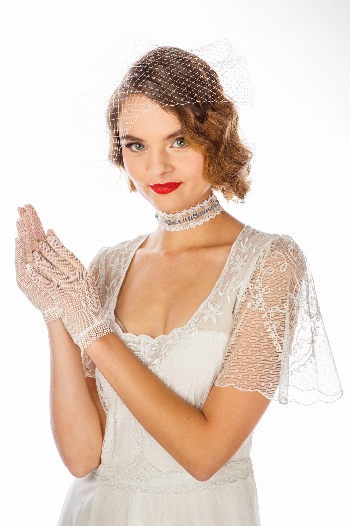 Vintage Ivory Bridal Set