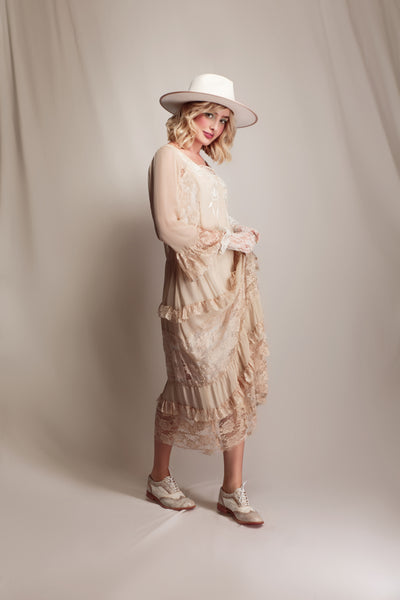 Blossom Creek Ethereal Dress in Ivory-Cream by Nataya