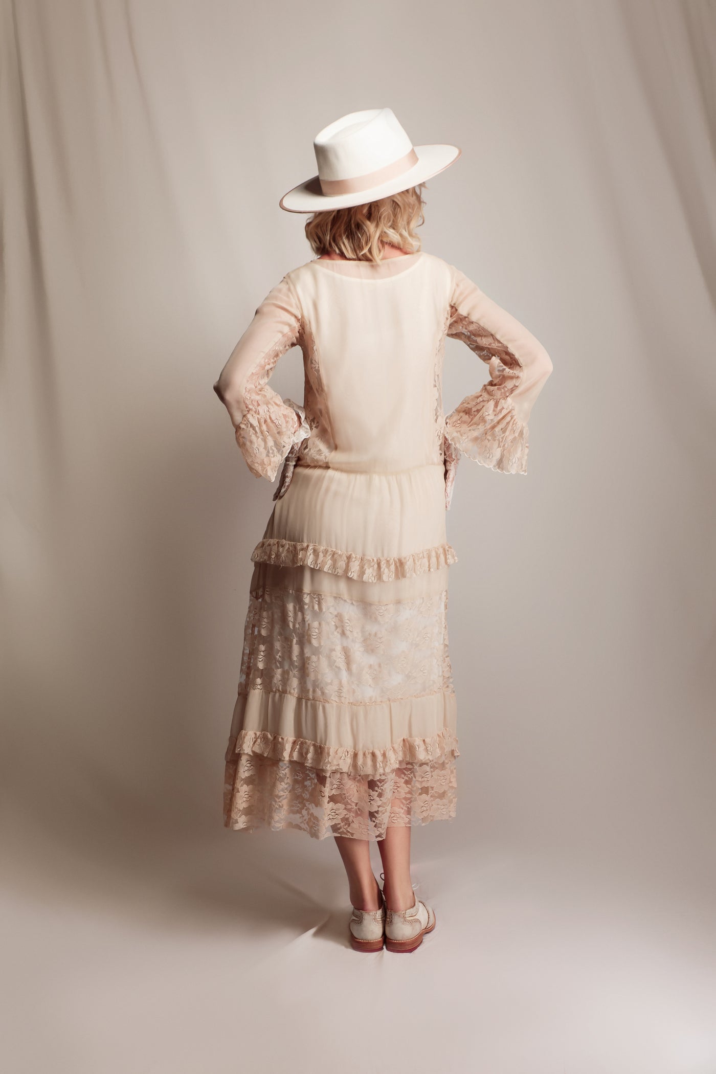 Blossom Creek Ethereal Dress in Ivory-Cream by Nataya