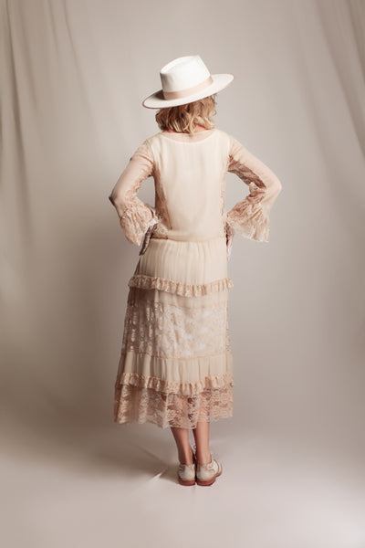 Blossom Creek Ethereal Dress in Ivory-Cream by Nataya