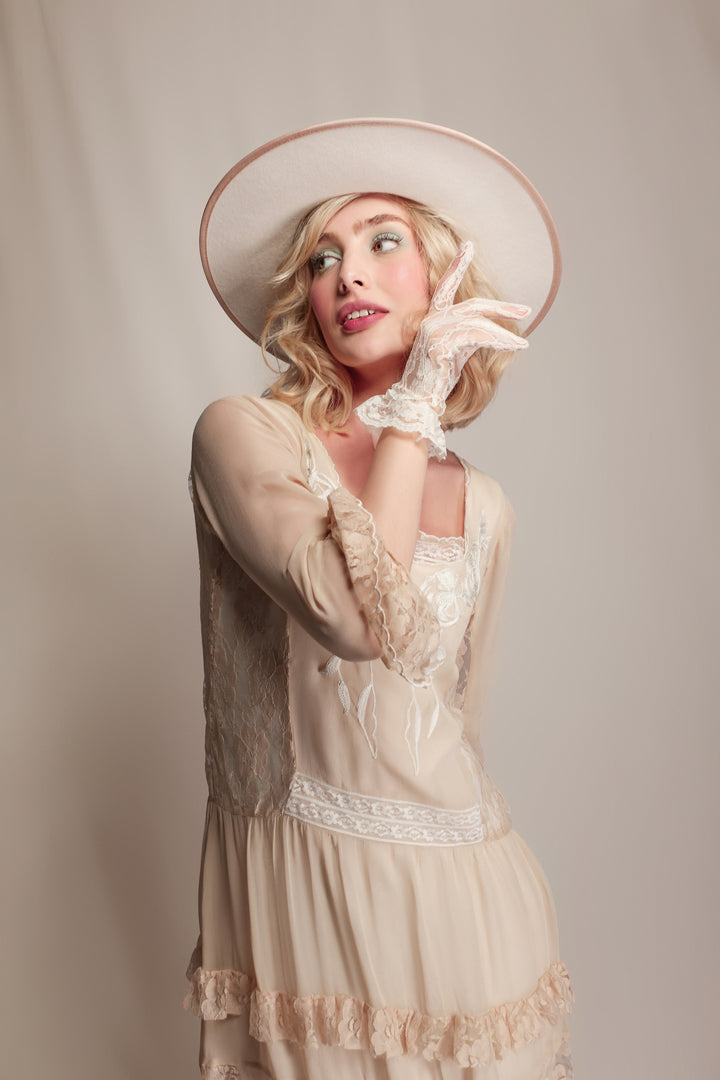 cream ivory color dress Daisy Matte Satin Dress - Ivory Cream
