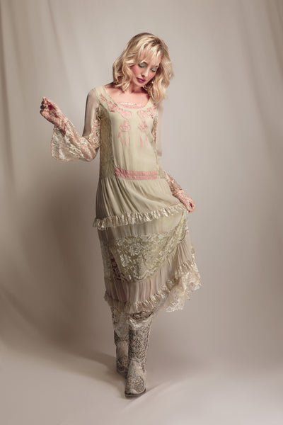 Blossom Creek Ethereal Dress in Sage by Nataya