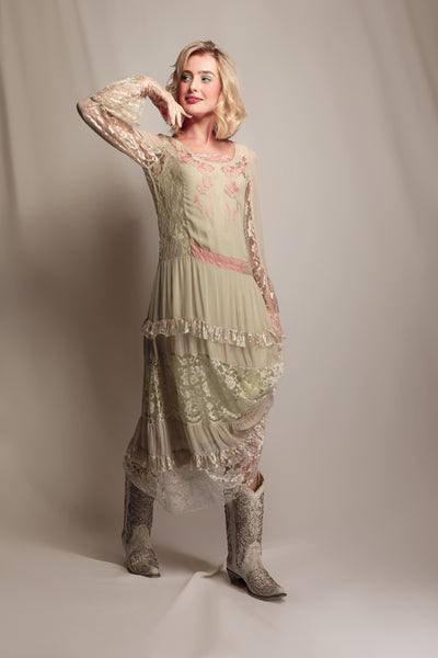 Blossom Creek Ethereal Dress in Sage by Nataya