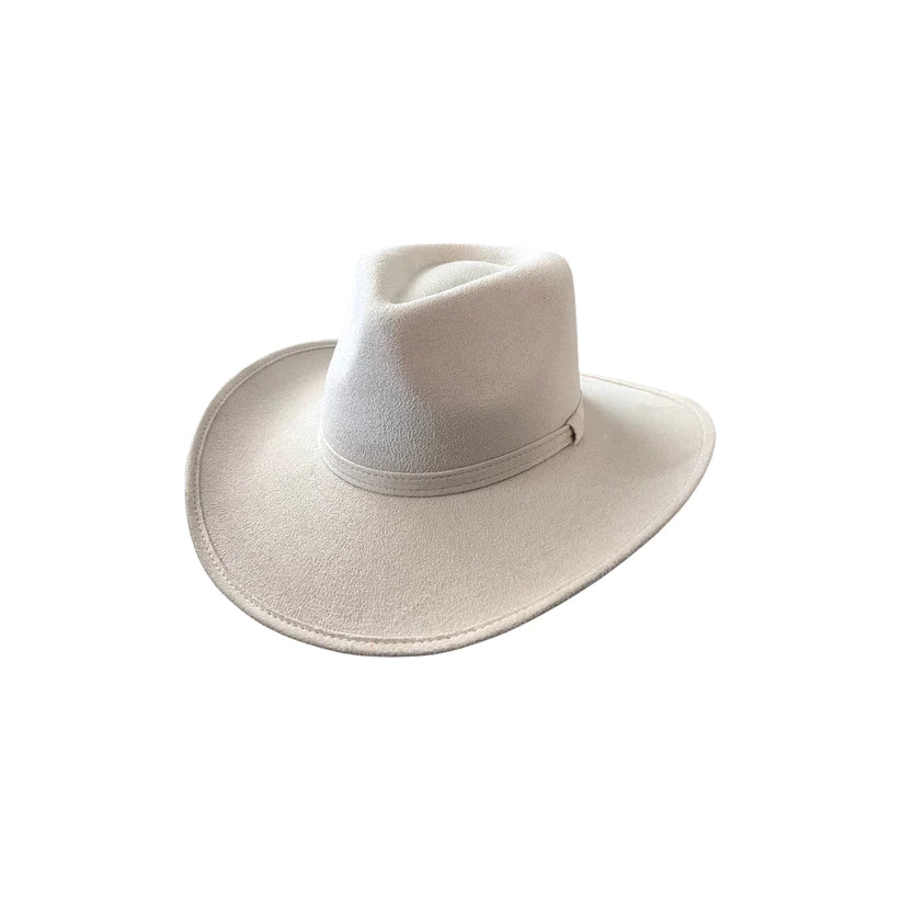 Bronco Cowgirl Western Hat in Ivory