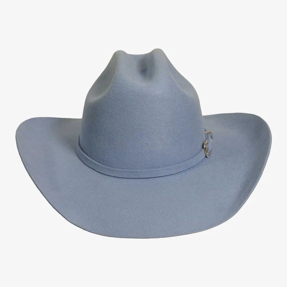 Cattleman | Womens Felt Cowgirl Hat with Western Hat Band in Blue