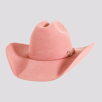Cattleman | Womens Felt Cowgirl Hat with Western Hat Band in Pink