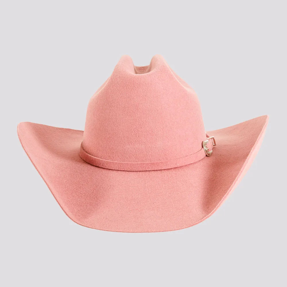 Cattleman | Womens Felt Cowgirl Hat with Western Hat Band in Pink