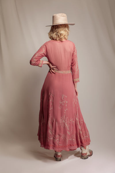 Edith Desert Oasis Dress in Pink-Beige by Nataya