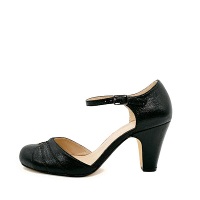 Goldie 1920s Party Heels in Black