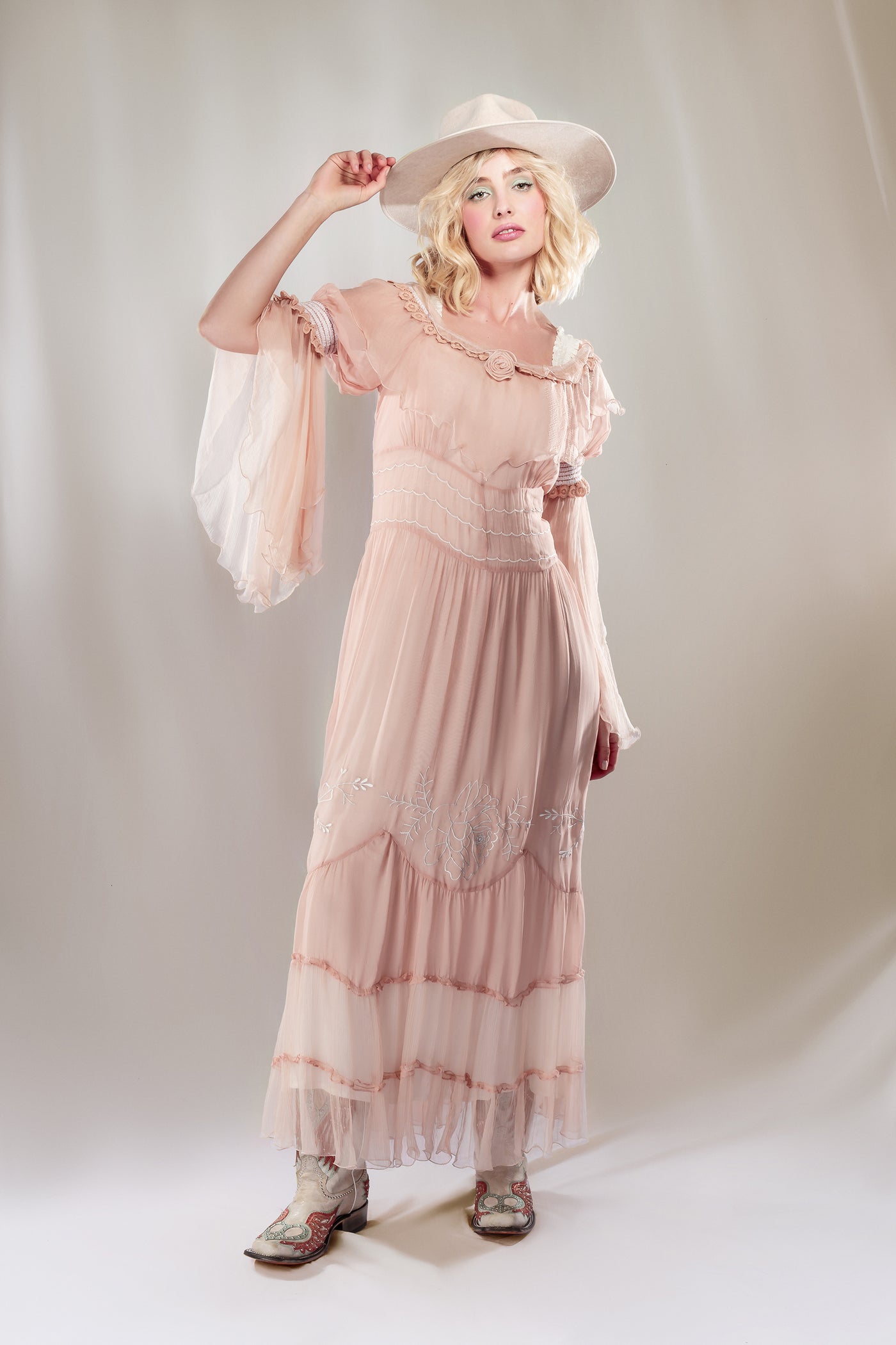 Lila Desert Rose Dress in Dusty Rose by Nataya