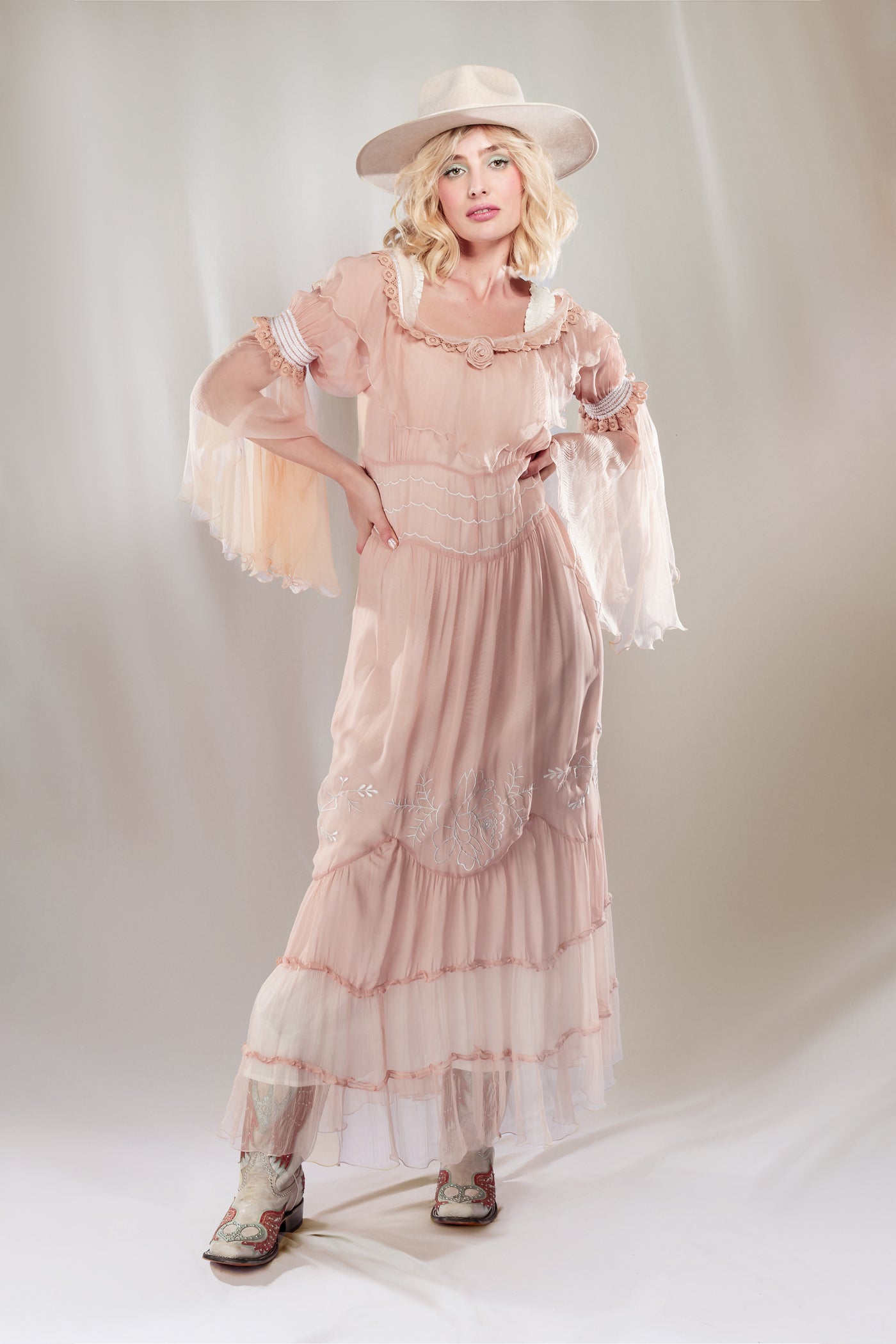 Lila Desert Rose Dress in Dusty Rose by Nataya