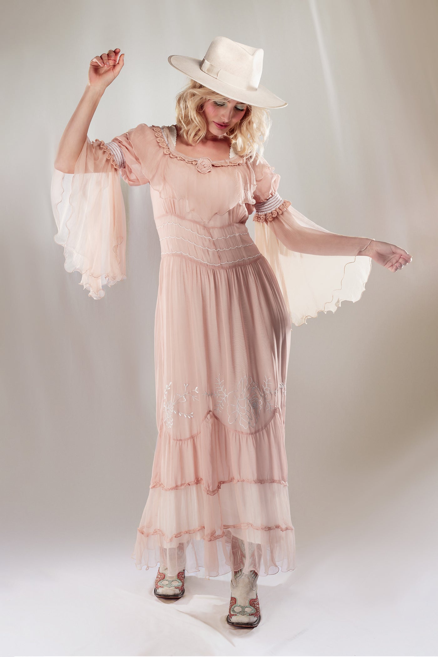 Lila Desert Rose Dress in Dusty Rose by Nataya