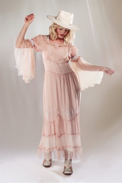 Lila Desert Rose Dress in Dusty Rose by Nataya