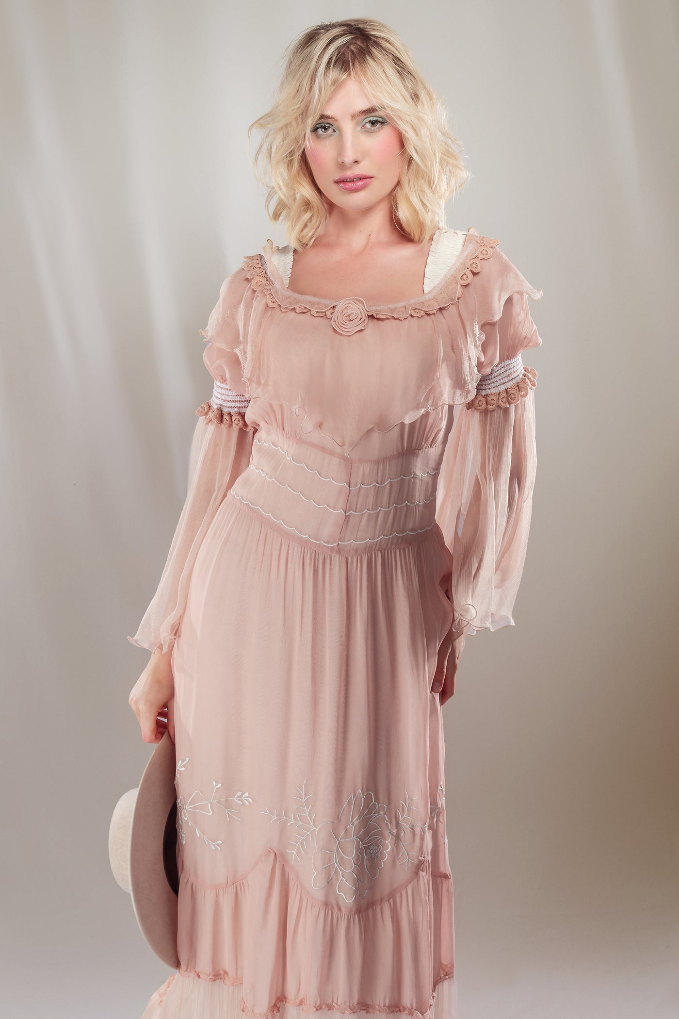 Lila Desert Rose Dress in Dusty Rose by Nataya