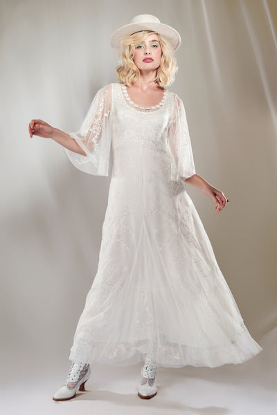 Meadow Delilah Lace Dress in Ivory by Nataya