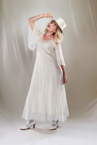 Meadow Delilah Lace Dress in Ivory by Nataya