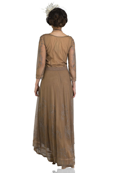 Nataya 40163 Downton Abbey Antique Silver Tea Party Gown