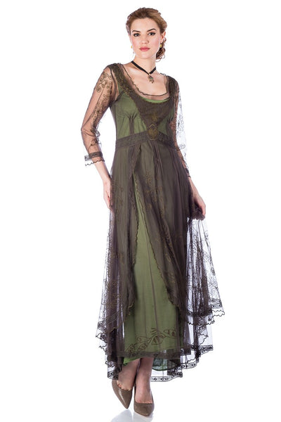Nataya 40163 Downton Abbey Emerald Tea Party Gown