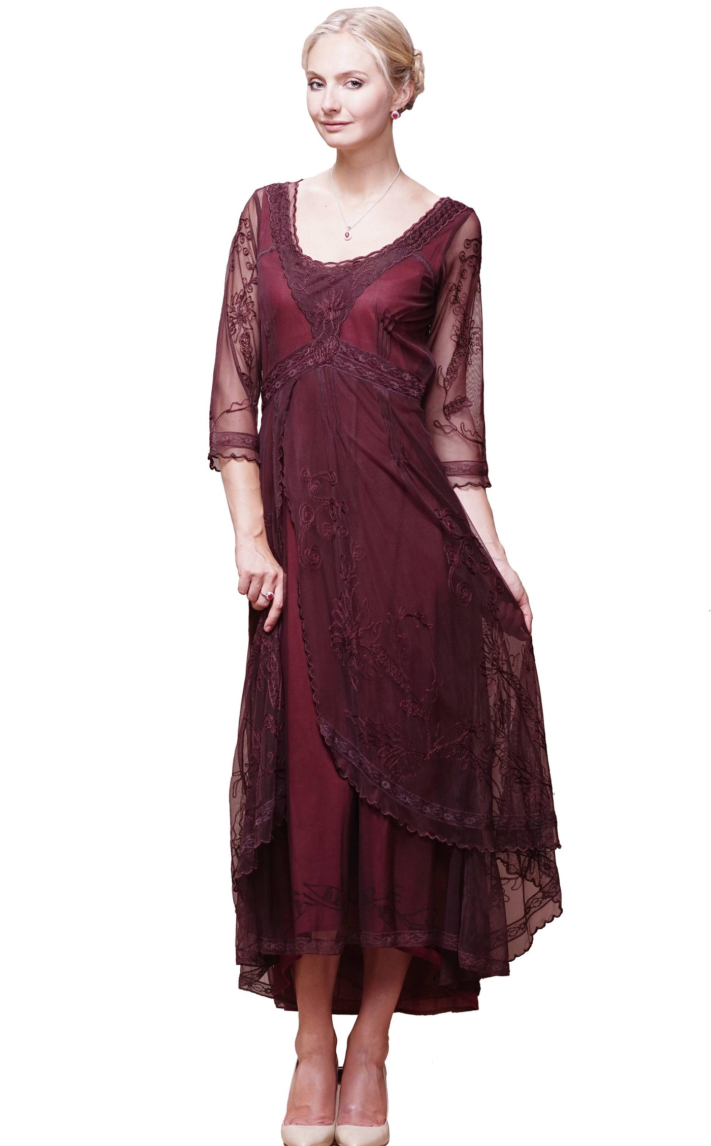 Nataya 40163 Downton Abbey Ruby Tea Party Gown
