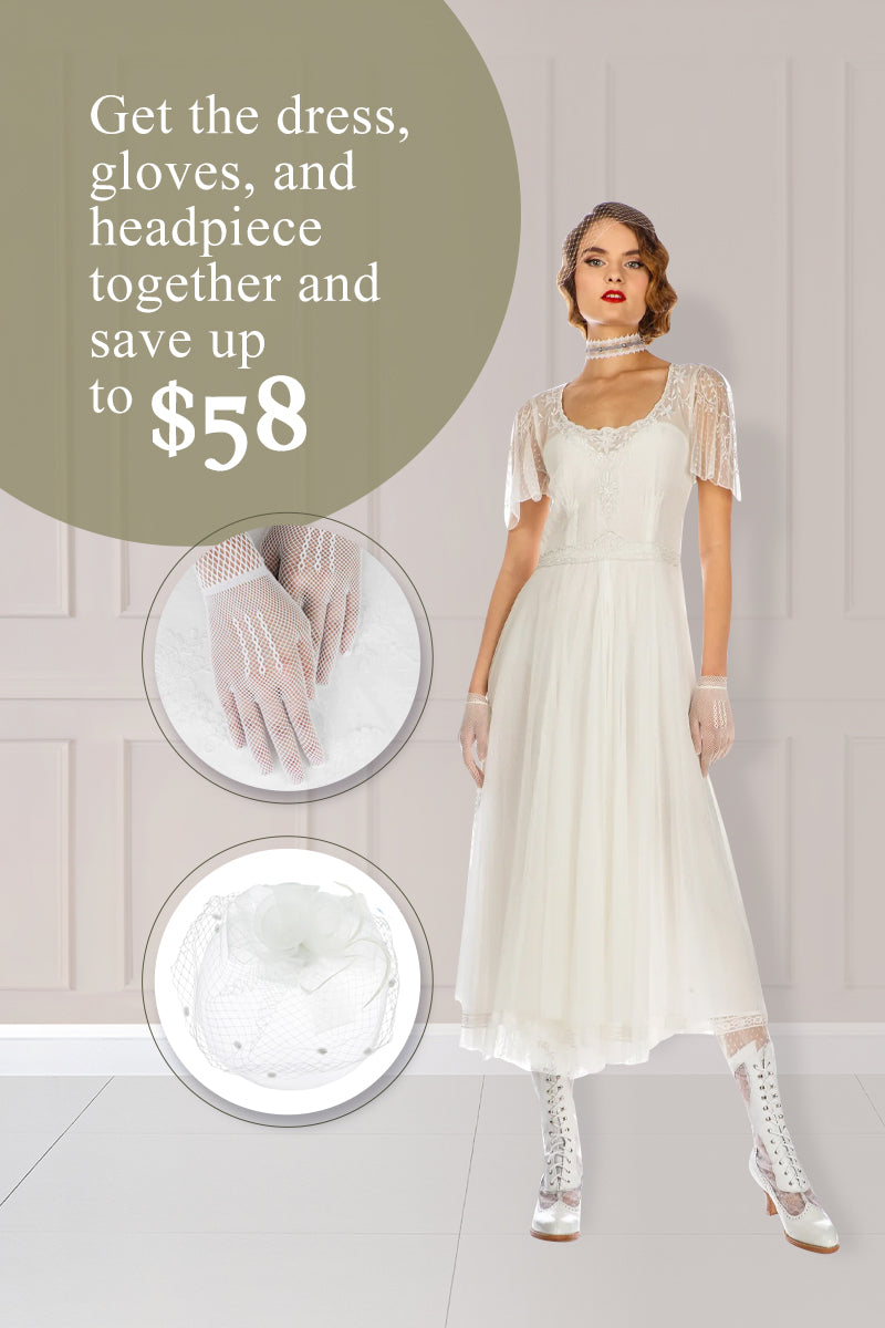 Vintage Ivory Bridal Set