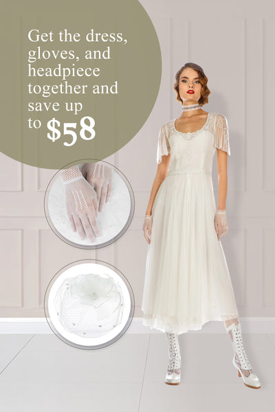 Vintage Ivory Bridal Set