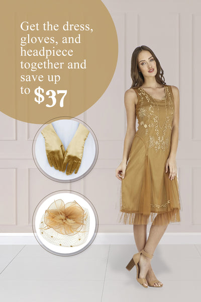 Jazz Age Gold Look