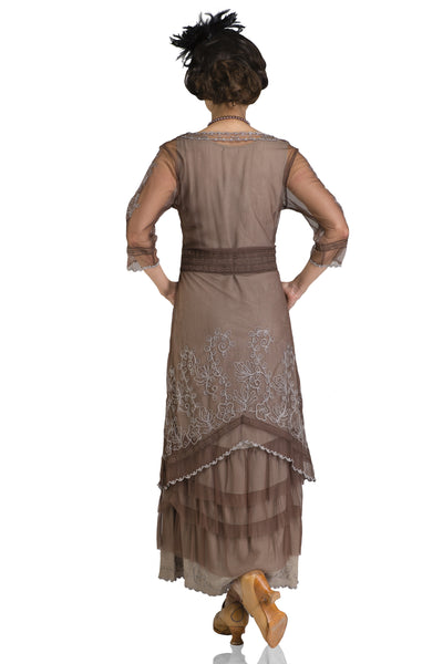 Nataya Victorian Lux Lace 2101 Chocolate Dress