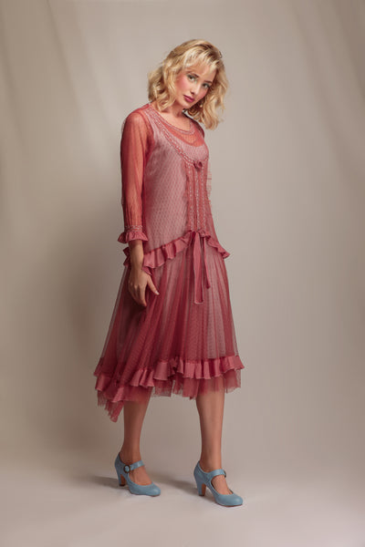 Rosalie Southwest Charm Dress in Mauve by Nataya