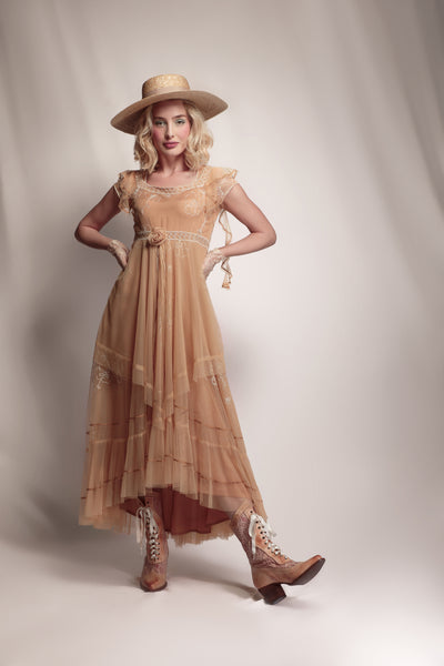 Savannah Desert Breeze Dress in Gold by Nataya