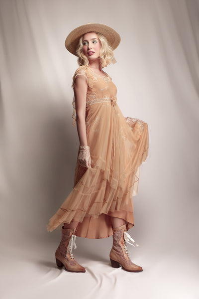 Savannah Desert Breeze Dress in Gold by Nataya