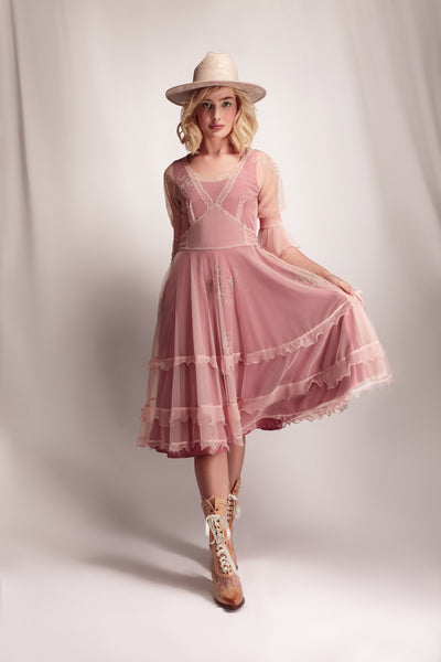 Sierra Canyon Sunset Dress in Victorian Rose by Nataya