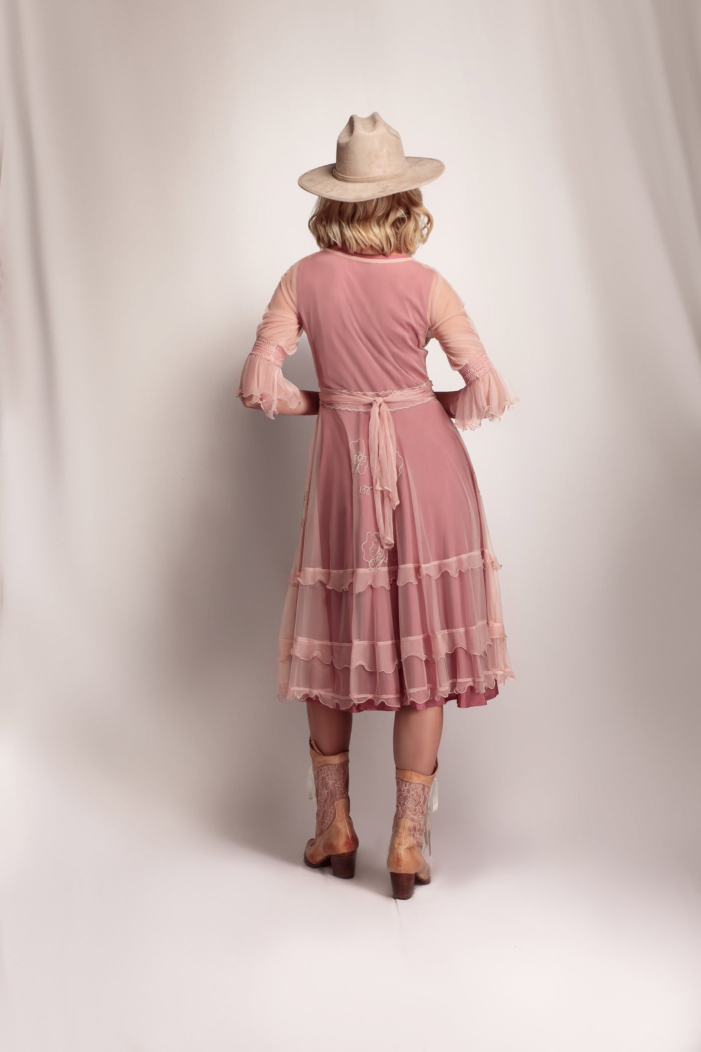 Sierra Canyon Sunset Dress in Victorian Rose by Nataya