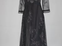 Nataya 40163 Downton Abbey Black/Coco Tea Party Gown