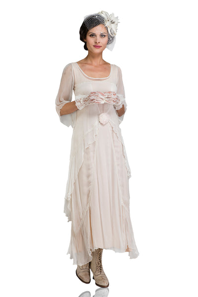 Nataya 10709 Vintage Inspired Wedding Dress in Ivory