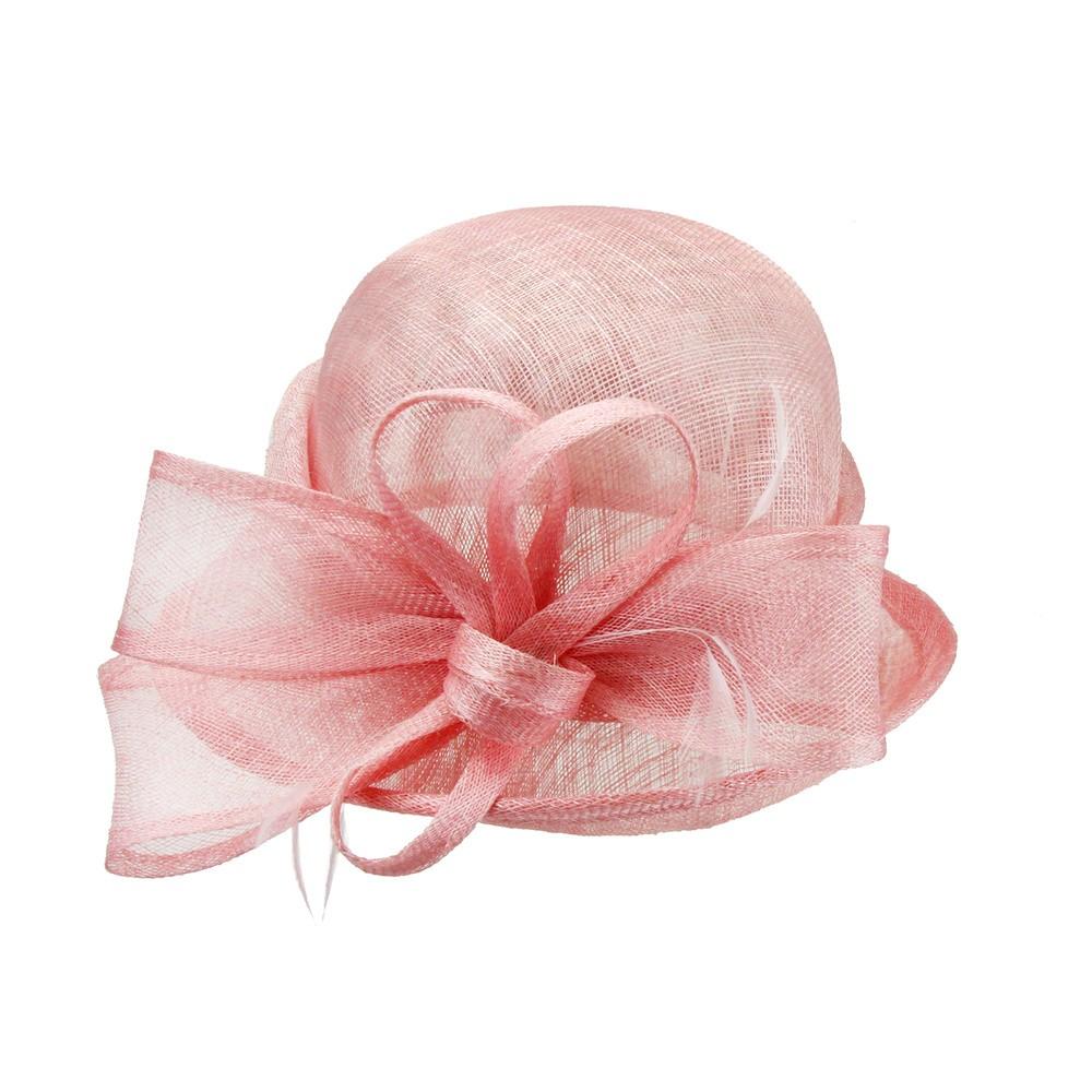 Flapper Cloche Hat in Blush