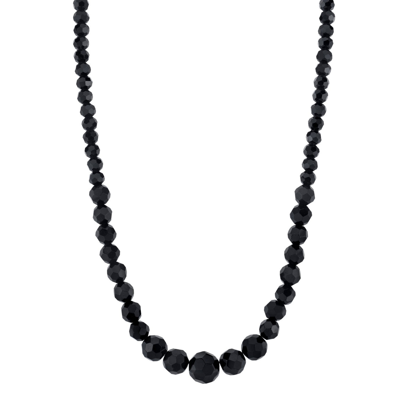 DOWNTON ABBEY BLACK BEADED NECKLACE