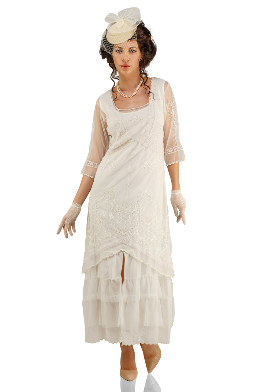 Nataya Victorian Lux Lace 2101 Ivory Dress