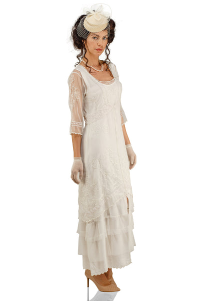 Nataya Victorian Lux Lace 2101 Ivory Dress