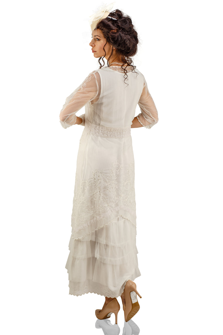 Nataya Victorian Lux Lace 2101 Ivory Dress