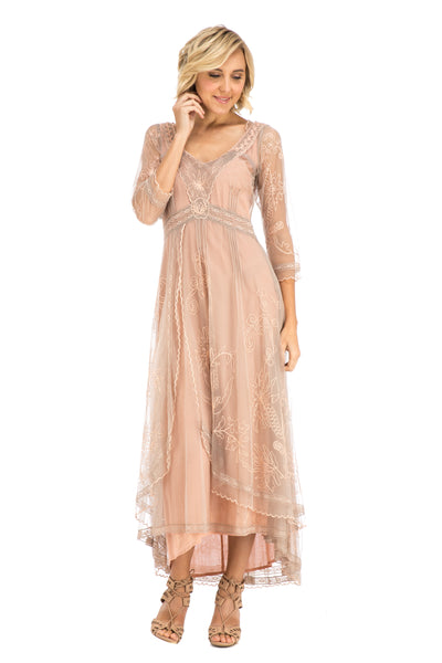 Nataya 40163 Downton Abbey Tea Party Gown in Quartz