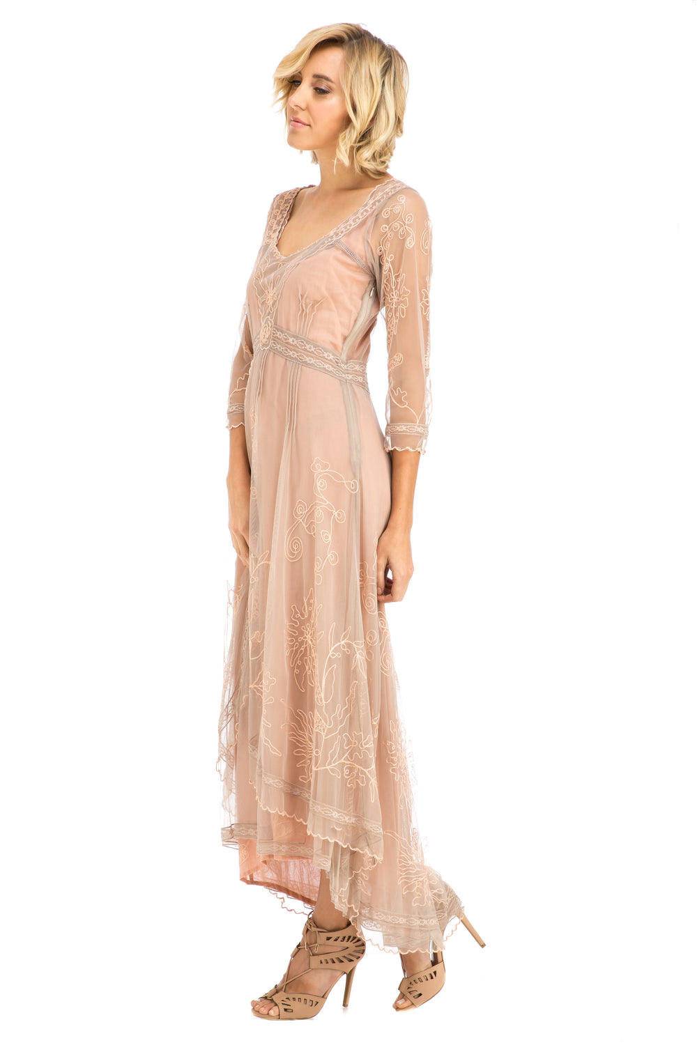 1920s bohemian dress White Bohemian Off The Shoulder Ruffled Tassel High Waist Boho Maxi Dress, White / M