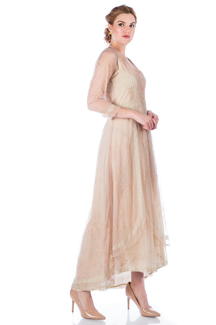 sachin and babi light blue dress Victorian Dresses | Victorian Ballgowns
