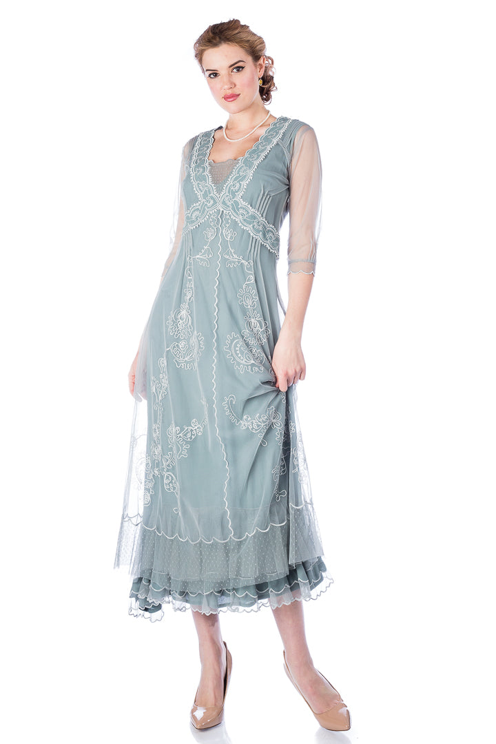 Nataya Onegin 40701 Aqua Dress