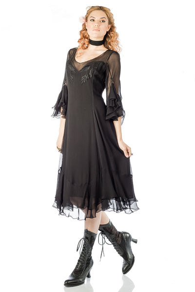Nataya Alice 40816 Vintage Dress in Black