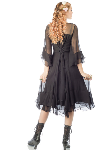 Nataya Alice 40816 Vintage Dress in Black