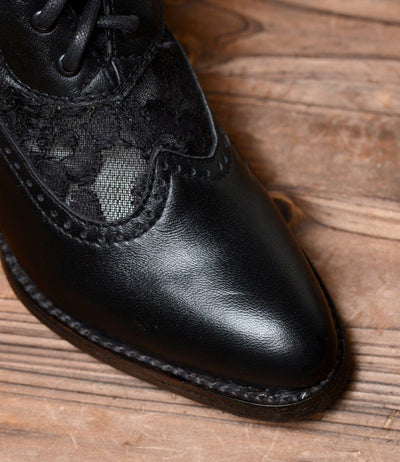Jennie Victorian Boots in Black