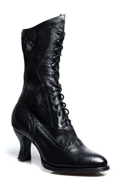 Jennie Victorian Boots in Black