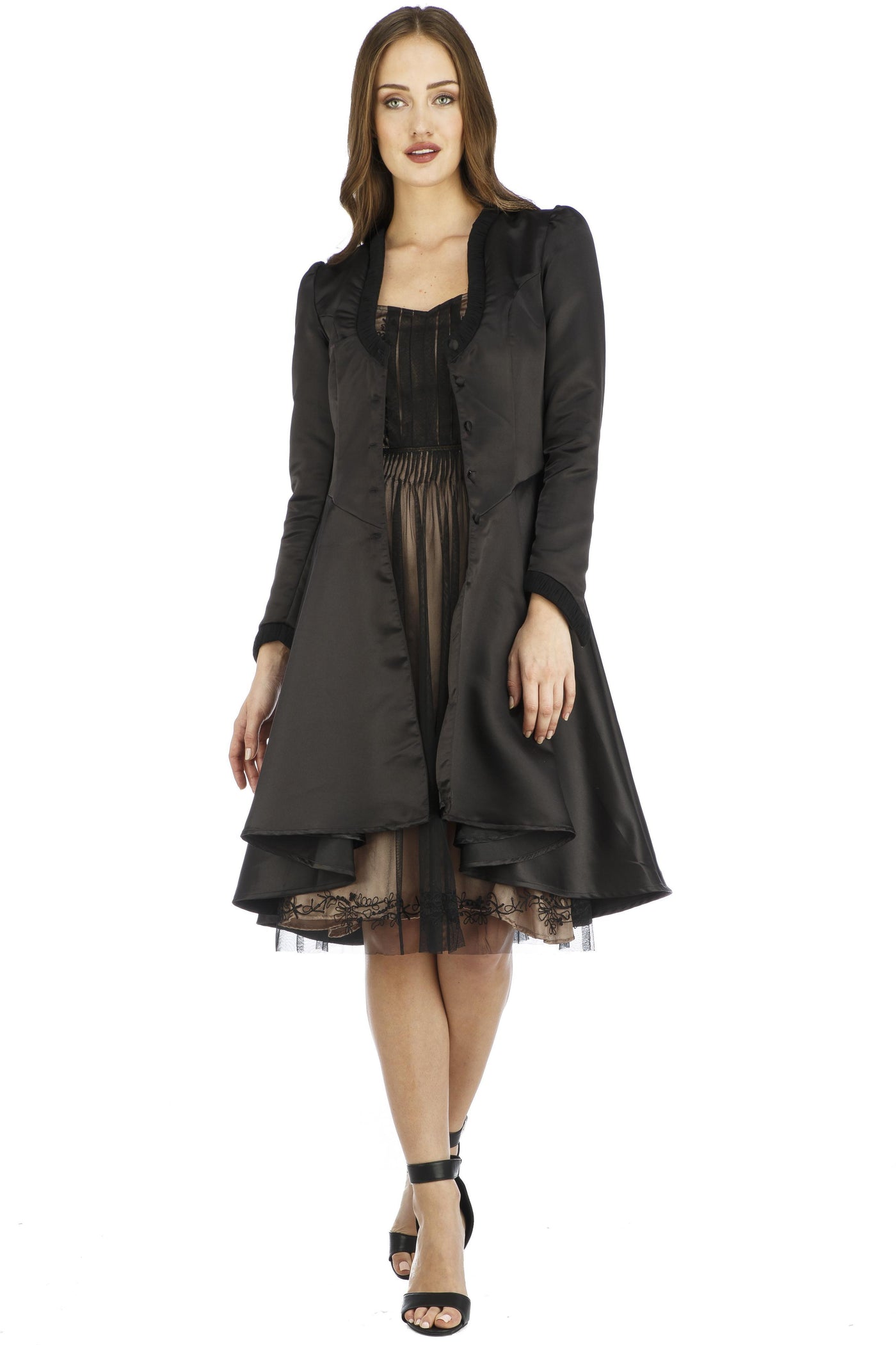 Nataya Adele Vintage Style Jacket in Black